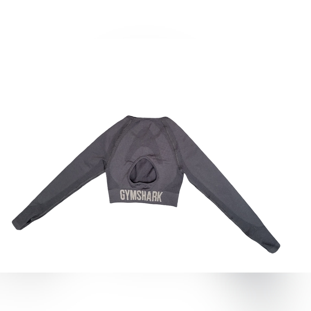 Gymshark Black Long Sleeve Top - Size Medium - Picture 4 of 8